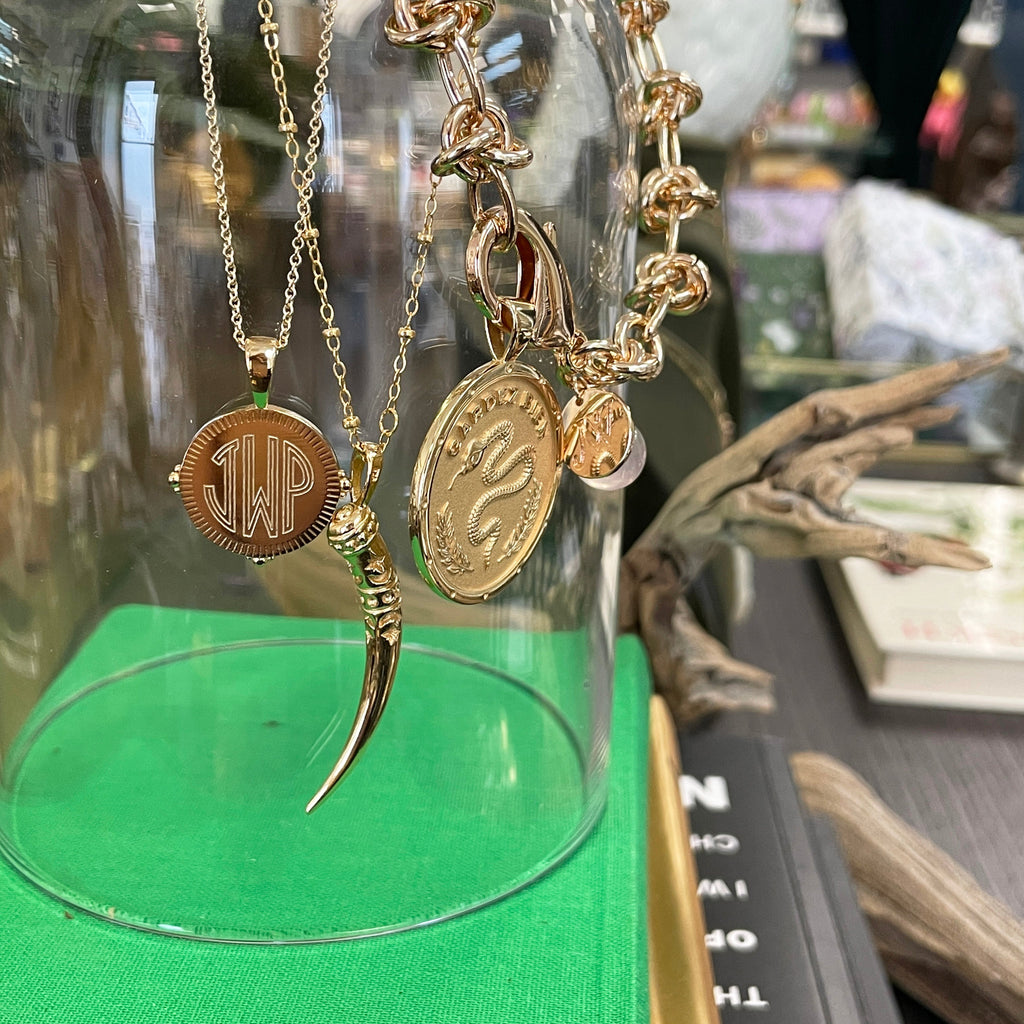 Personalized Petite Coin Pendant