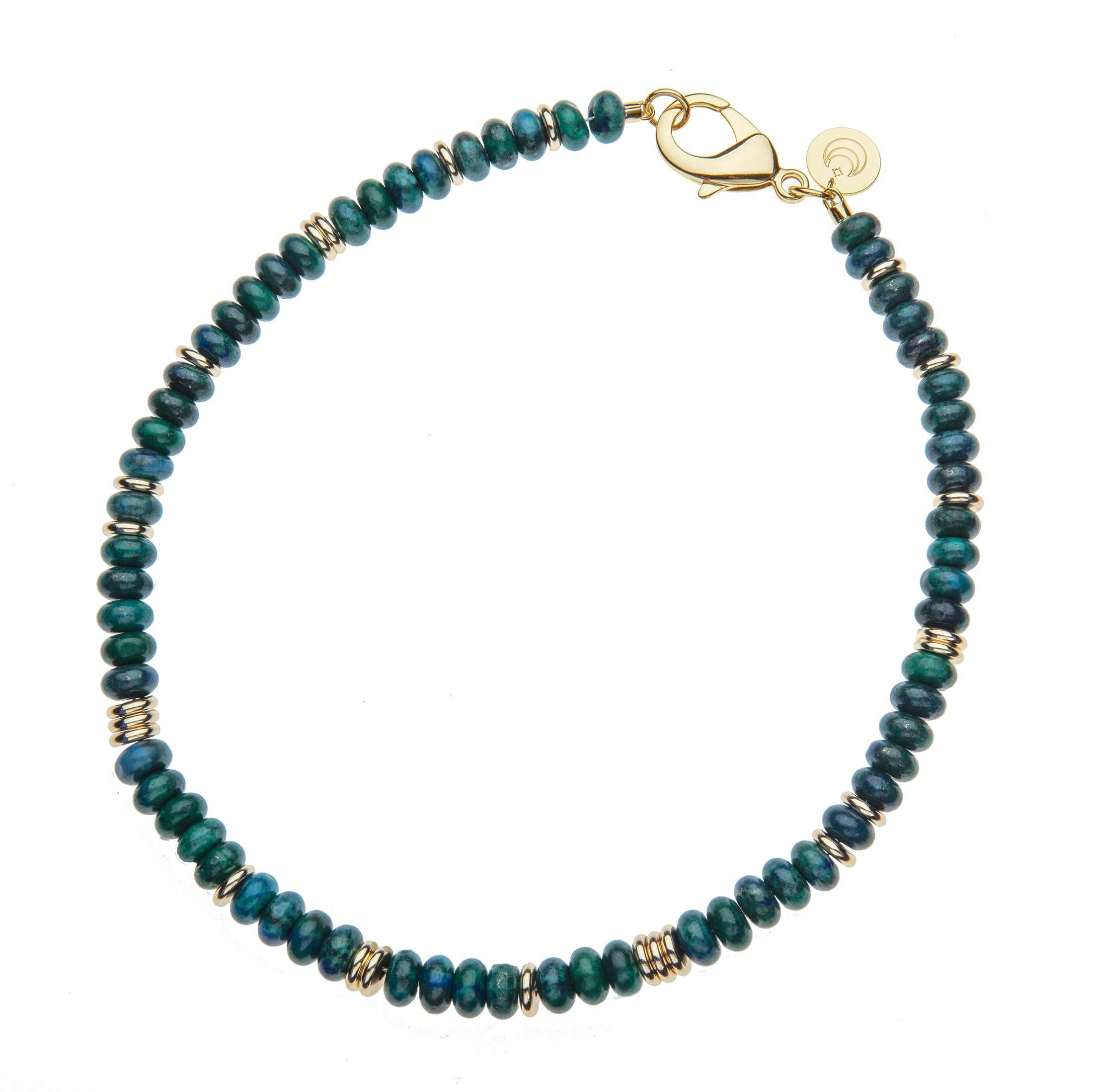 Gumdrop Beaded Necklace in Phoenix Turquoise
