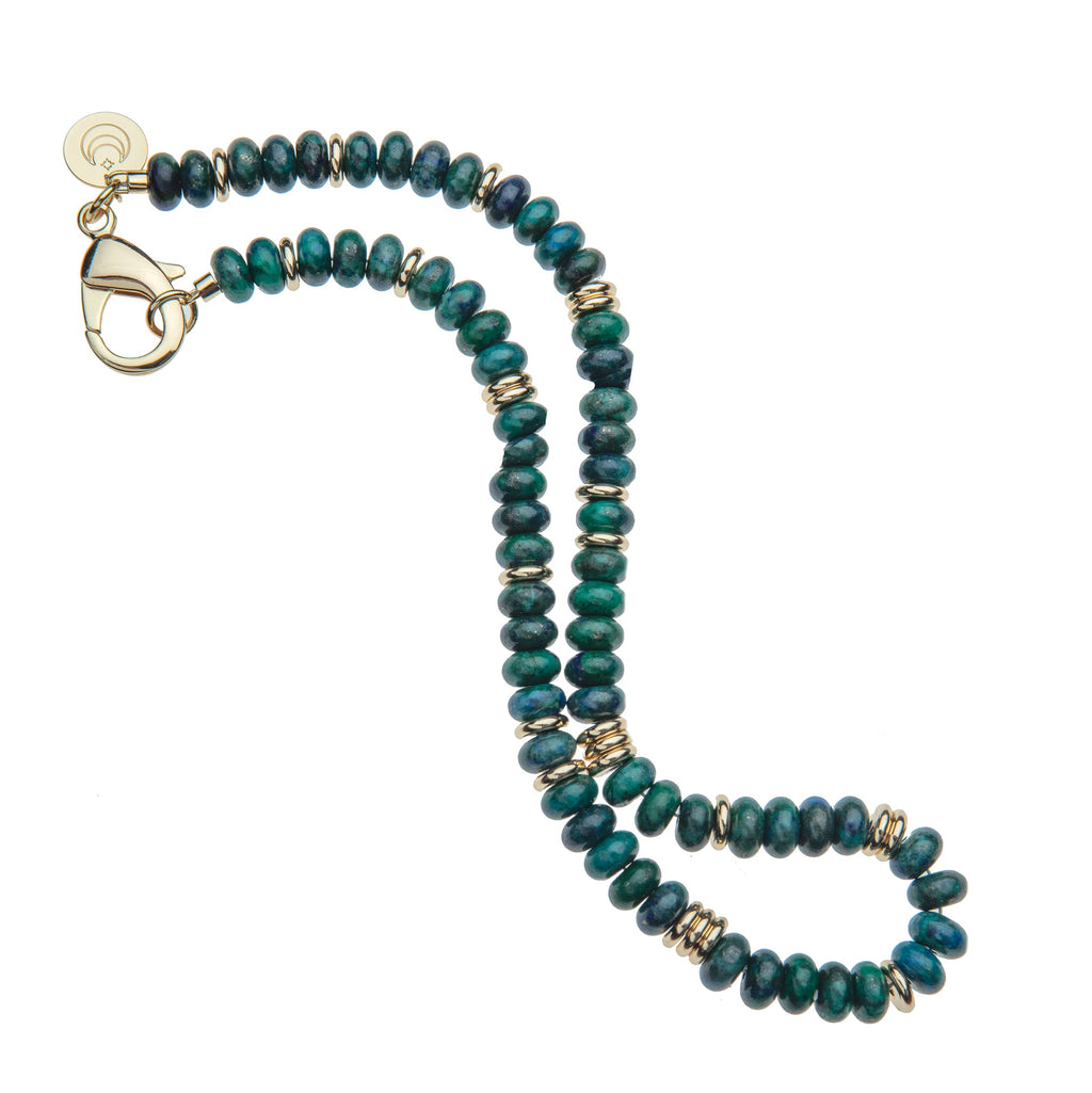 Gumdrop Beaded Necklace in Phoenix Turquoise