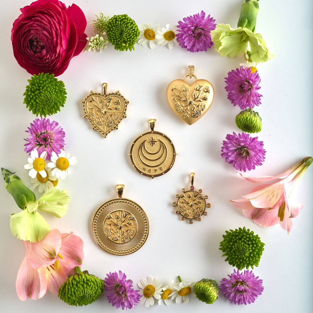 HOPE Through All the Seasons Heart Pendant