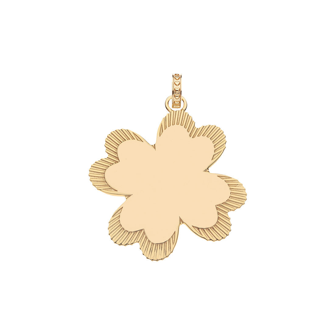 LUCKY in Love Clover Pendant with Black Mother of Pearl