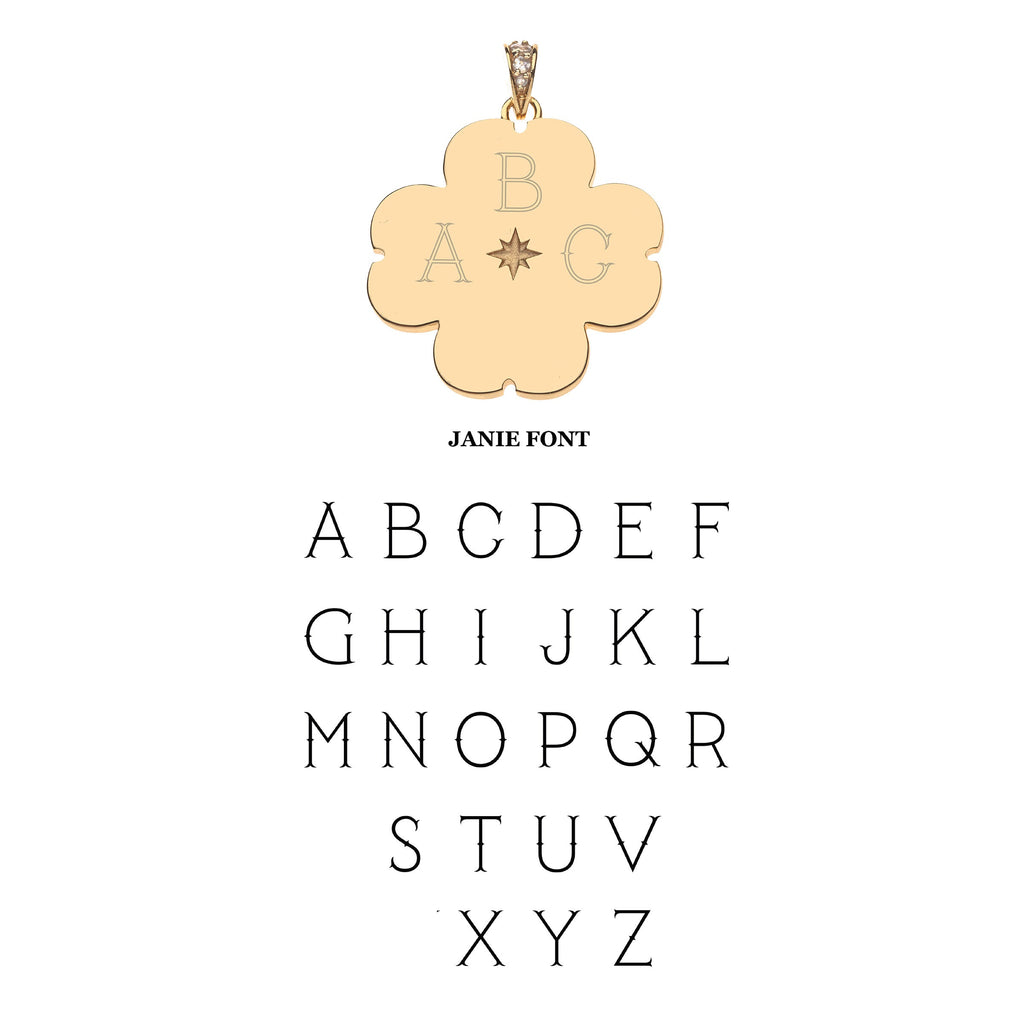 JOY Garden Party Engravable Dogwood Pendant