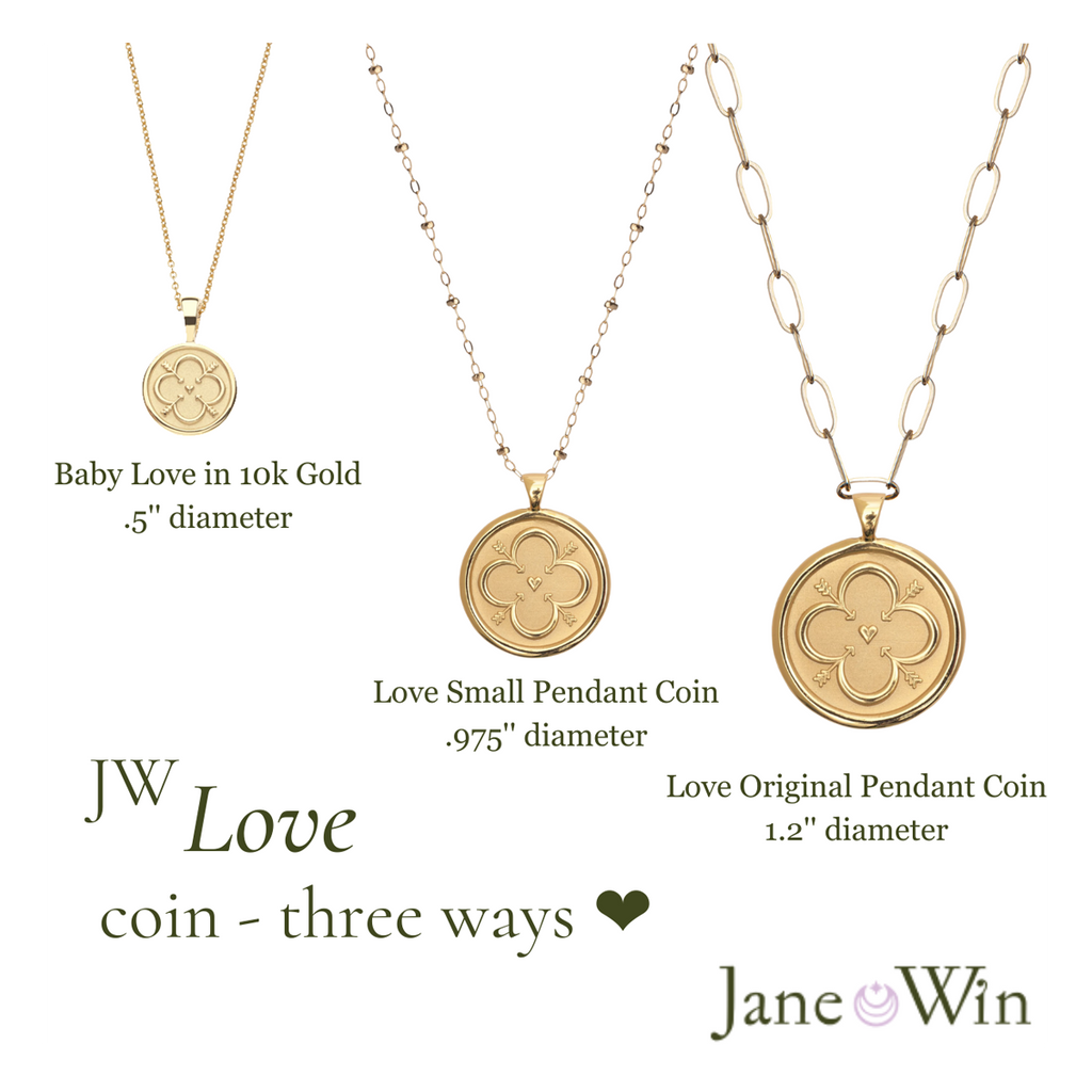 LOVE Baby JW Pendant in 10k Gold