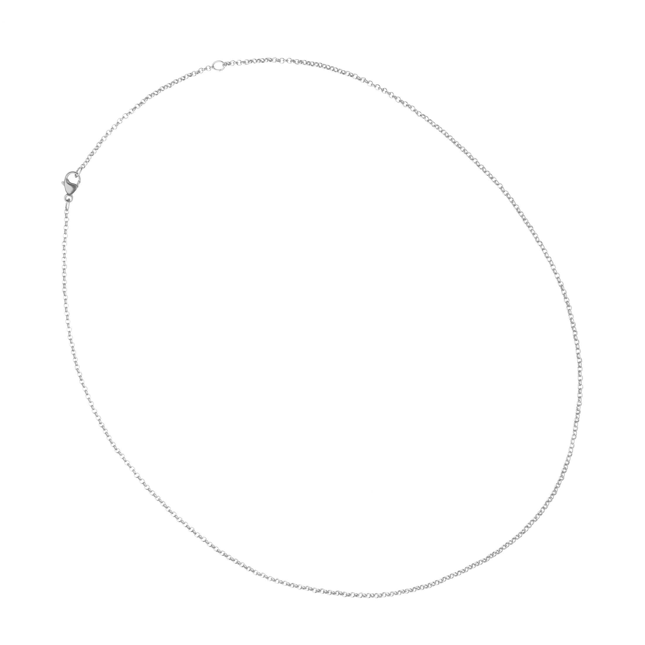 16-18" Classic Rolo Chain in Silver