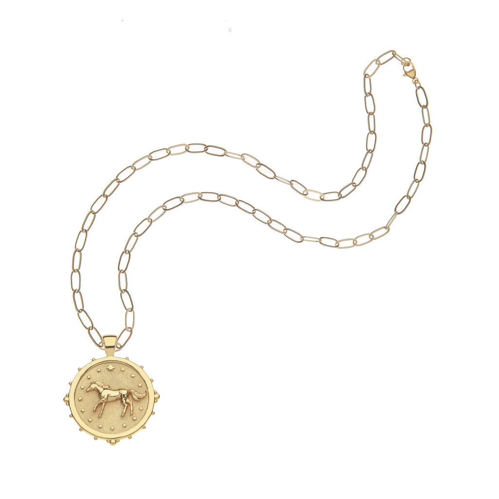 COURAGE Horse JW Original Pendant Coin