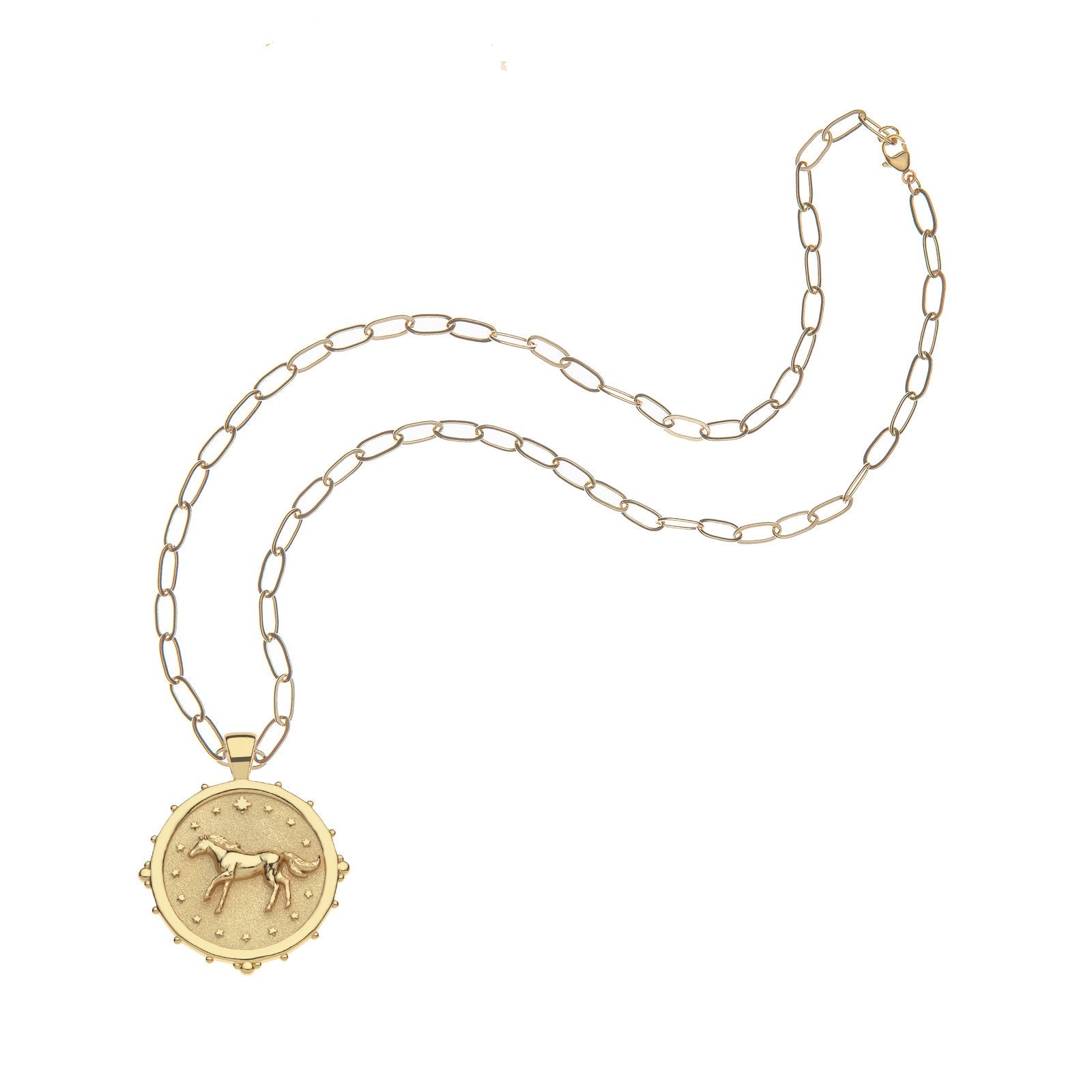 COURAGE Horse JW Original Pendant Coin