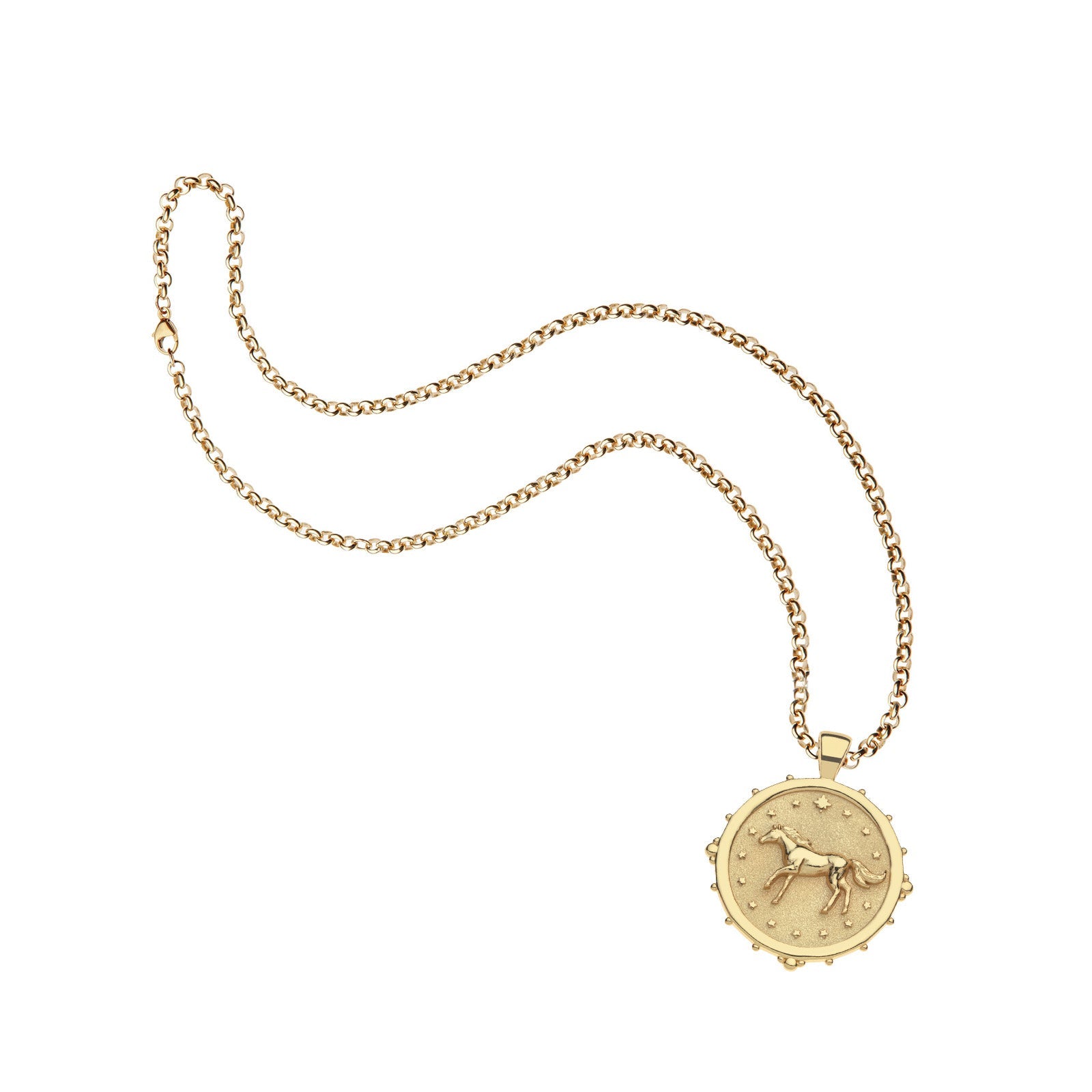 COURAGE Horse JW Original Pendant Coin