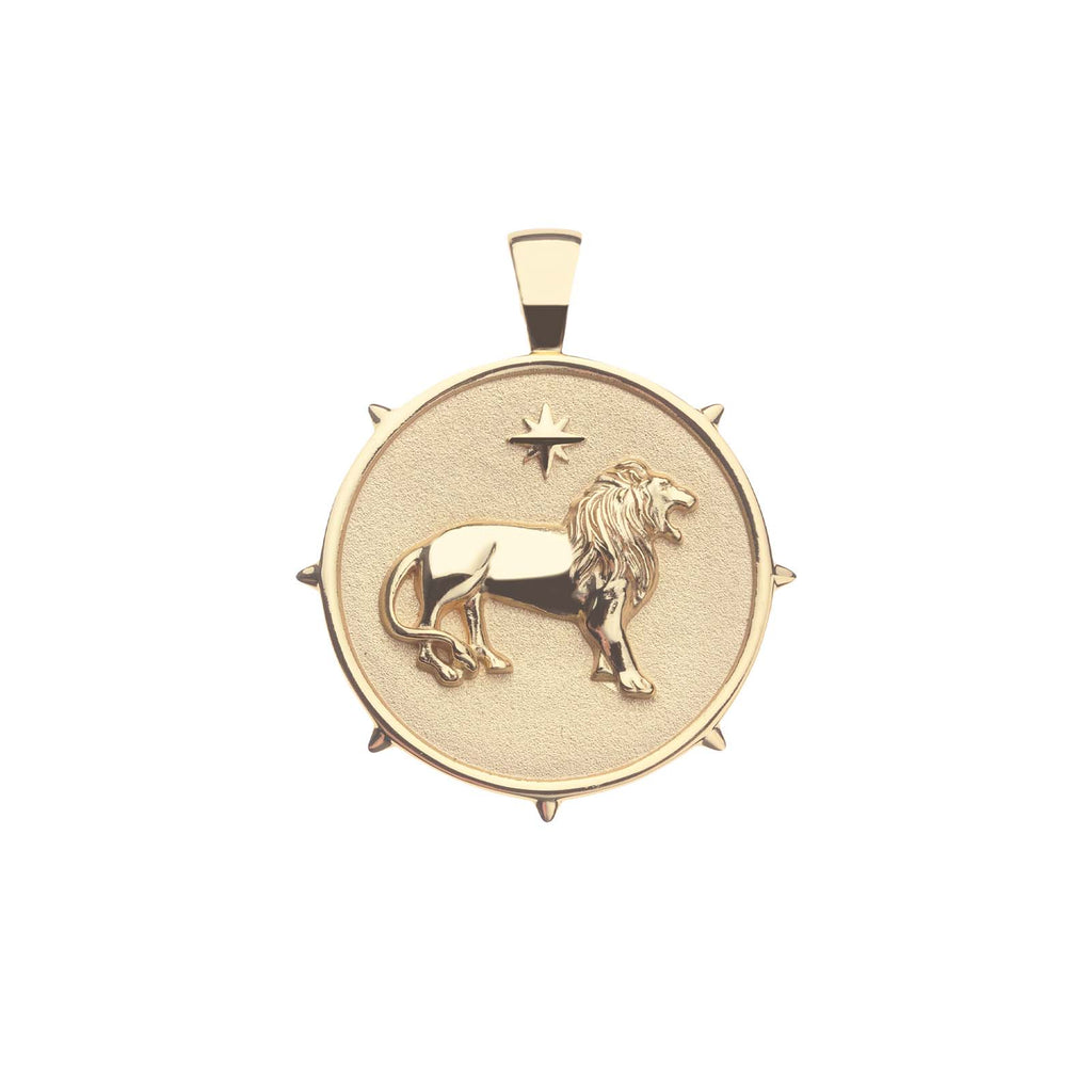 COURAGE JW Original Pendant Coin in Solid Gold