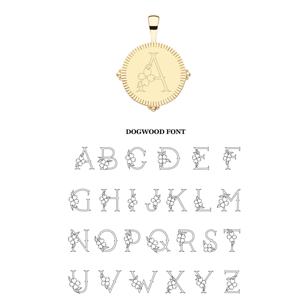 Personalized Petite Coin Pendant