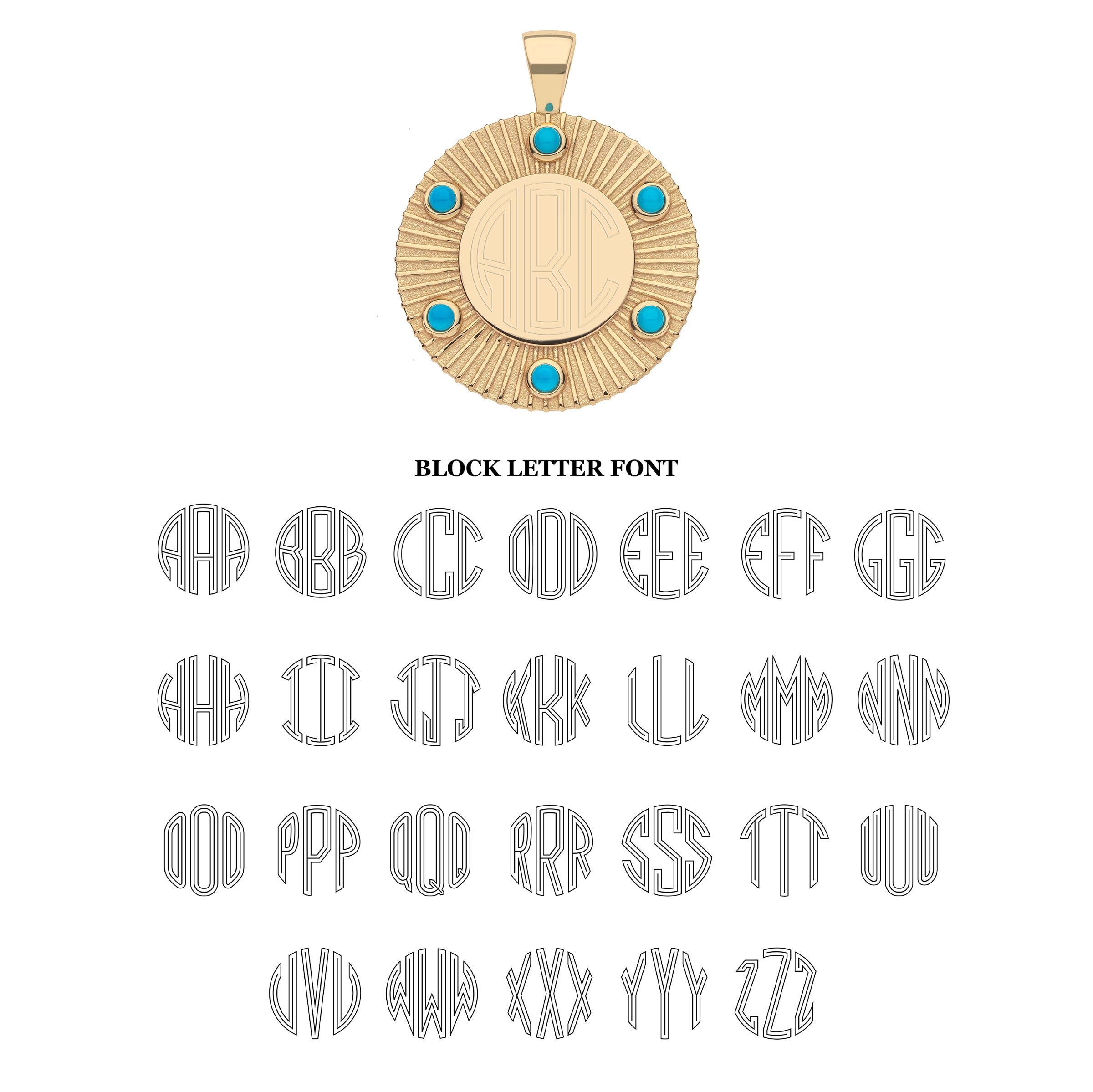 FOREVER Around The Sun Engravable Pendant