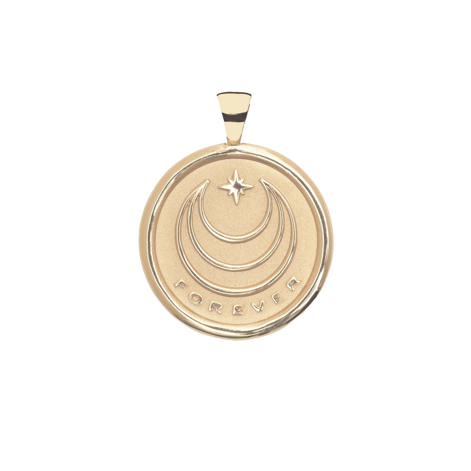 FOREVER JW Original Pendant Coin in Solid Gold
