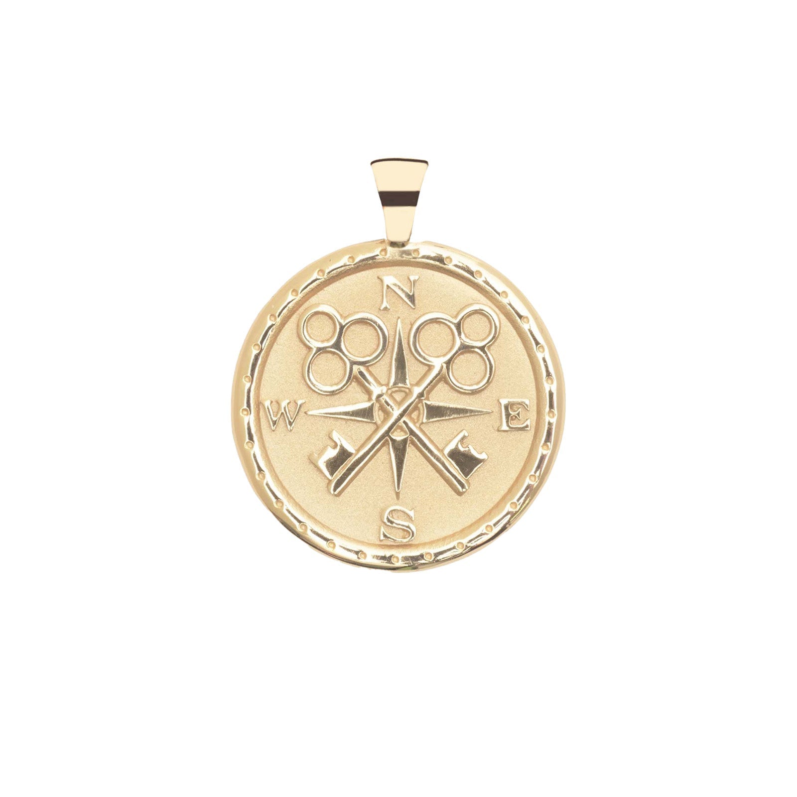 FOREVER JW Original Pendant Coin in Solid Gold