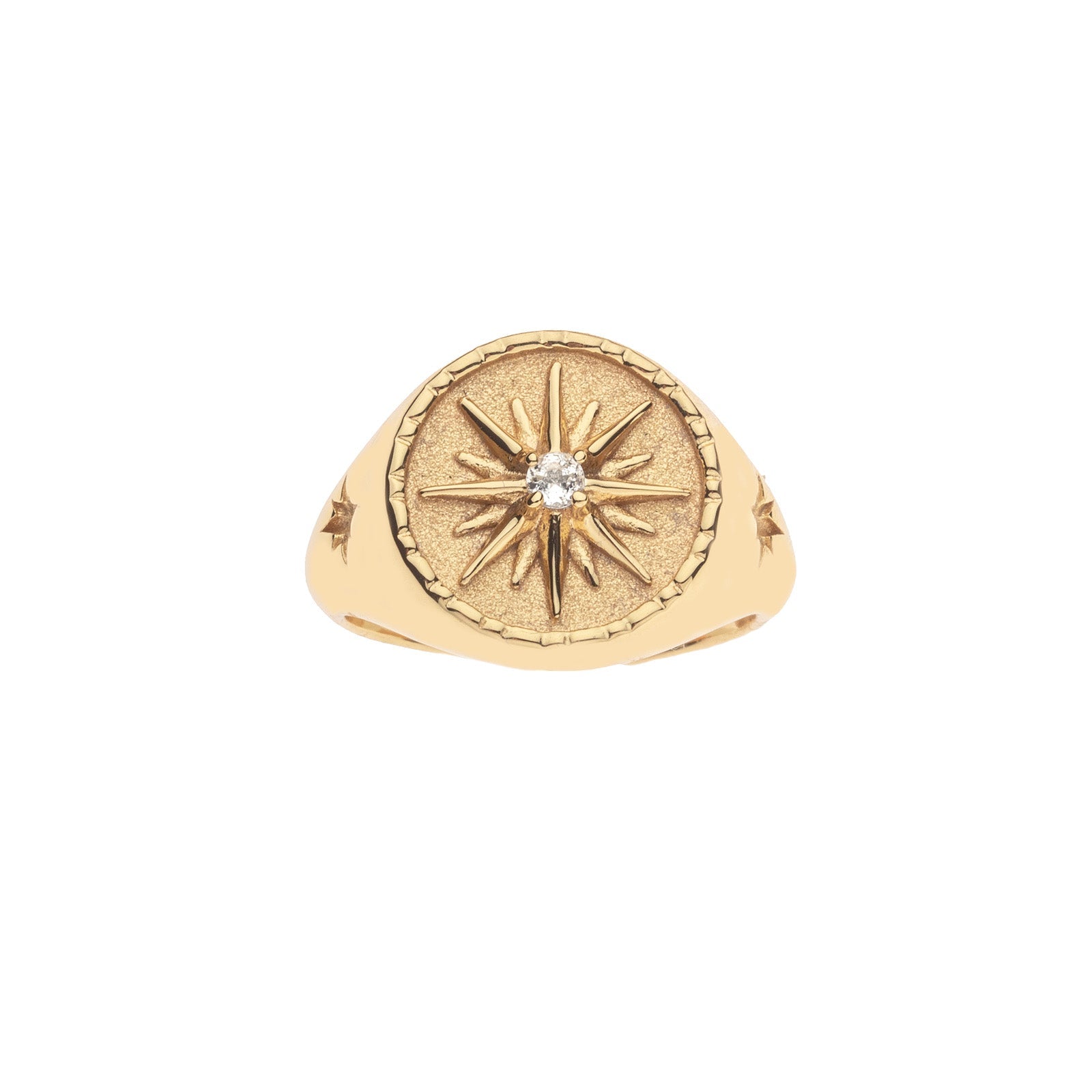 FOREVER Sundial Signet Ring