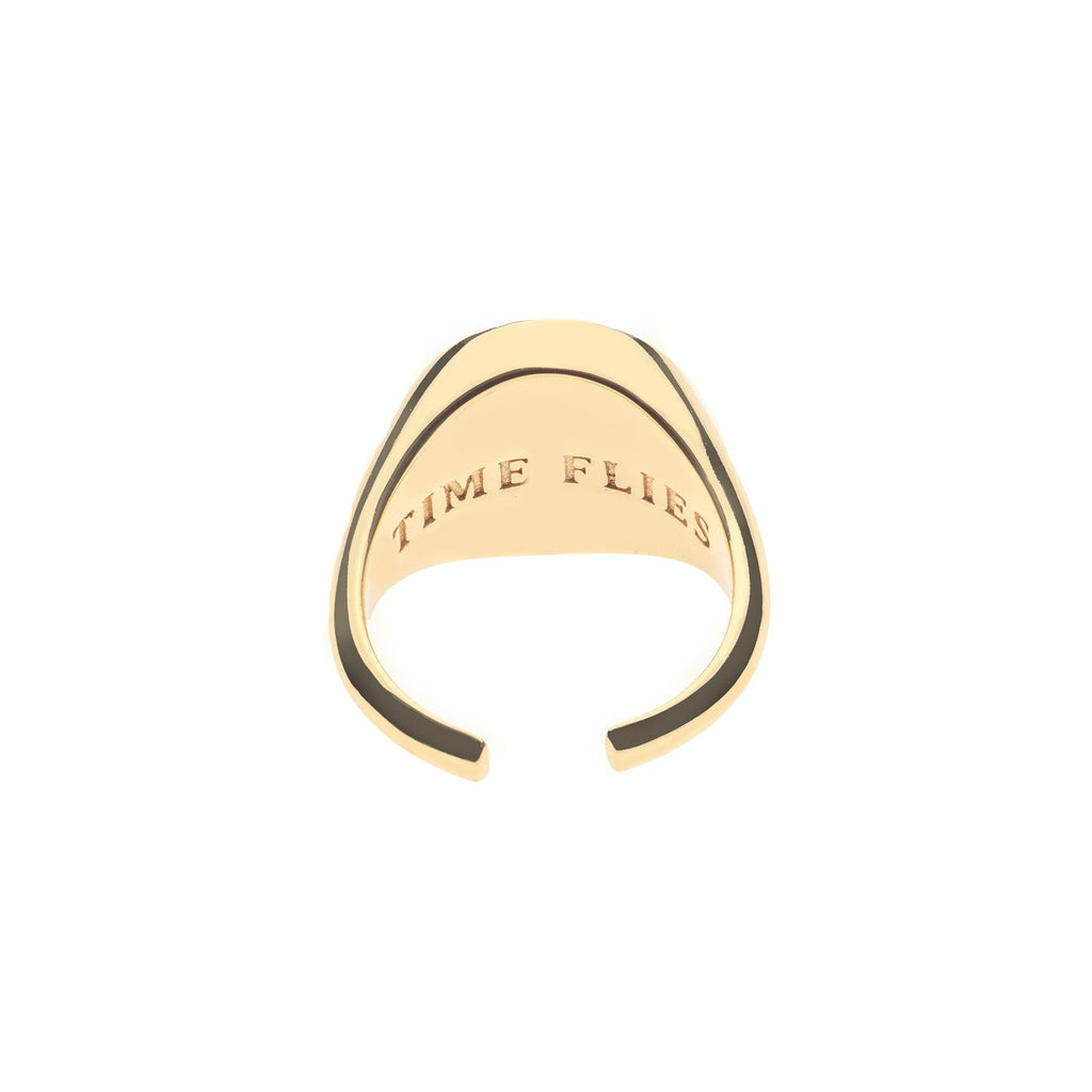 FOREVER Sundial Signet Ring