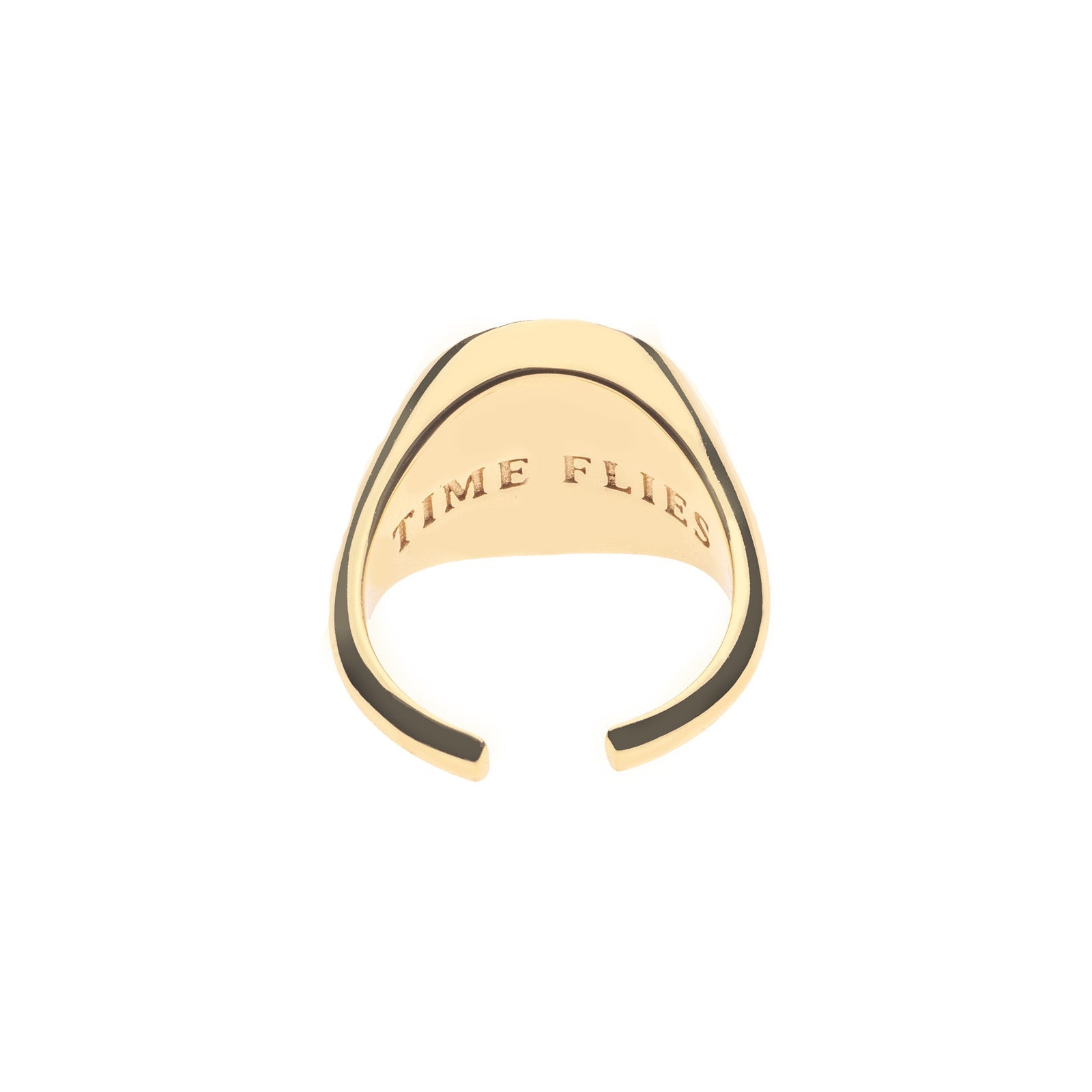 FOREVER Sundial Signet Ring