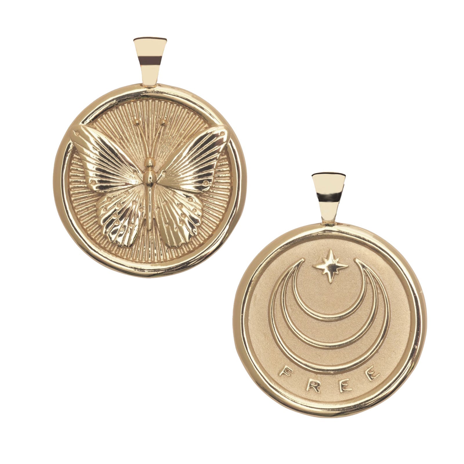FREE JW Original Pendant Coin in Solid Gold