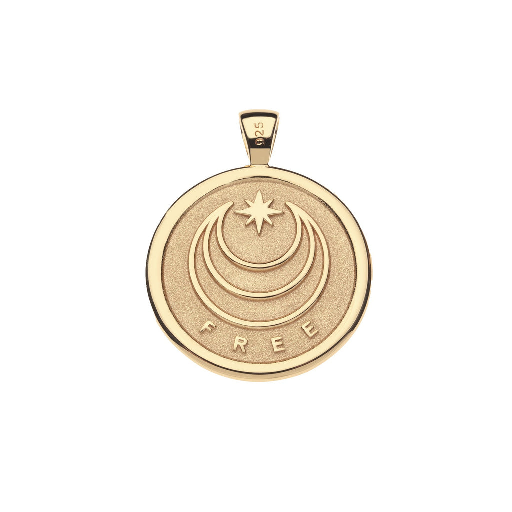 FREE Stone Butterfly Pendant Coin