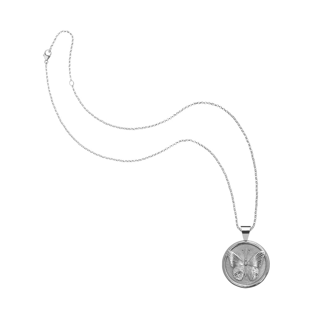 FREE JW Small Pendant Coin in Silver