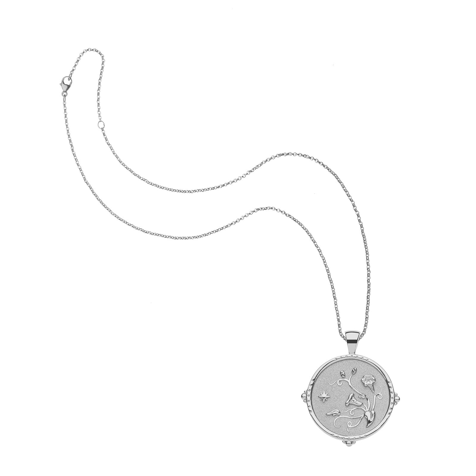 GRACE JW Original Pendant Coin in Silver