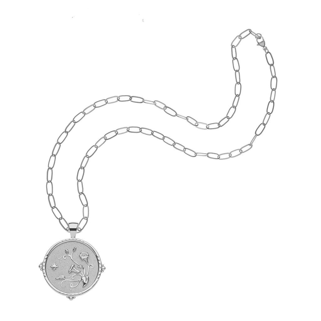 GRACE JW Original Pendant Coin in Silver