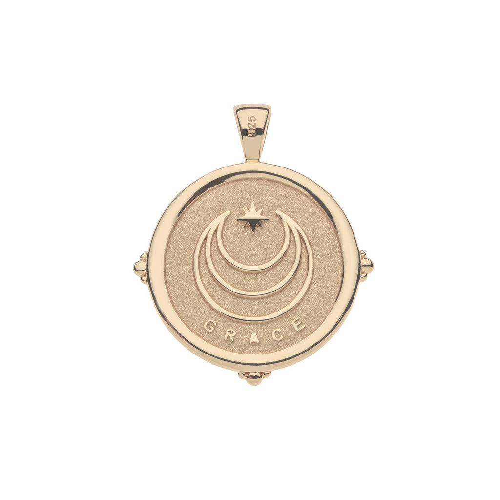 GRACE JW Original Coin Pendant in Solid Gold