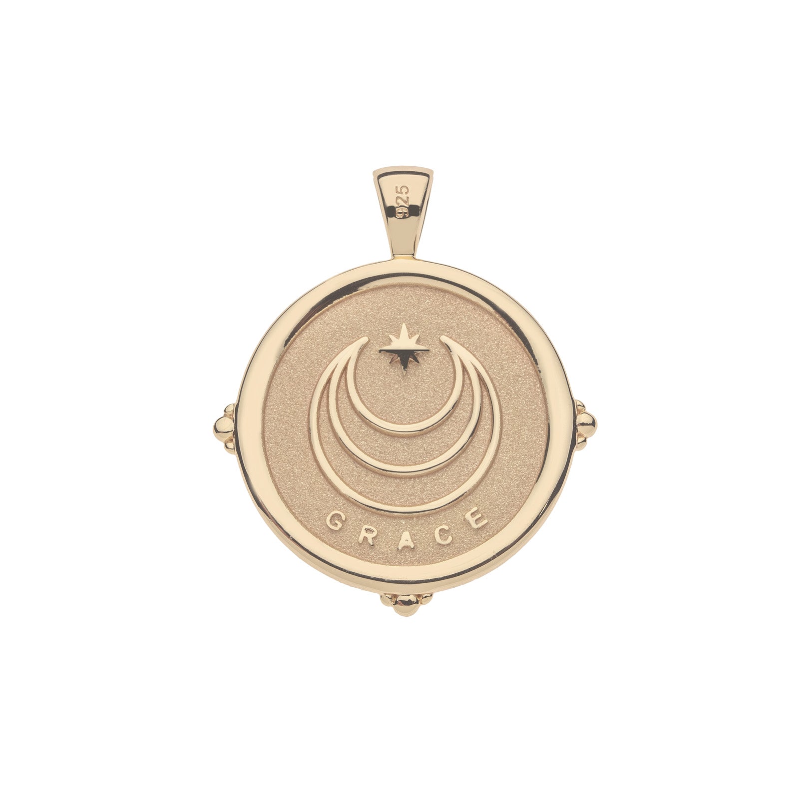 GRACE JW Original Coin Pendant in Solid Gold