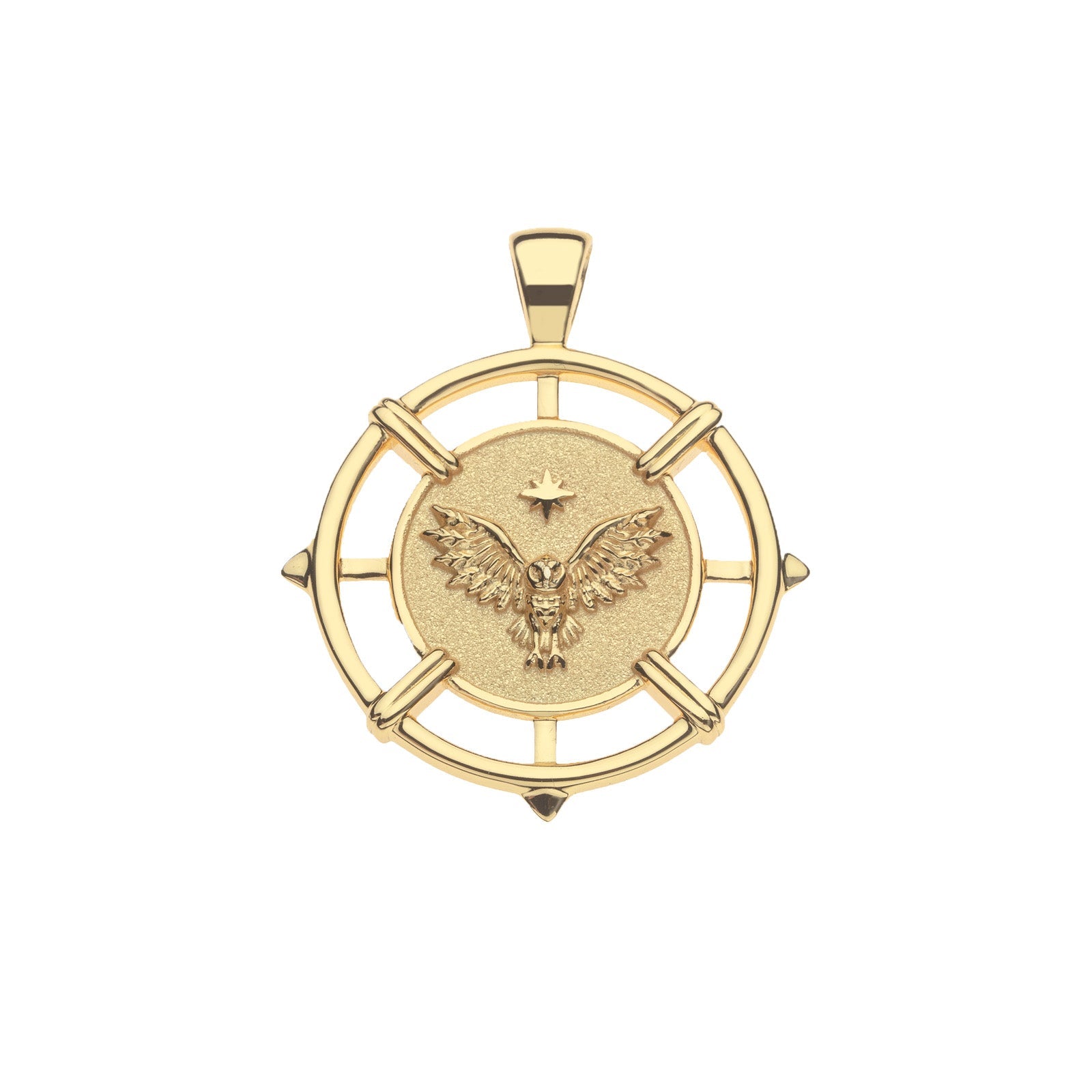 GRACE Owl JW Original Pendant Coin