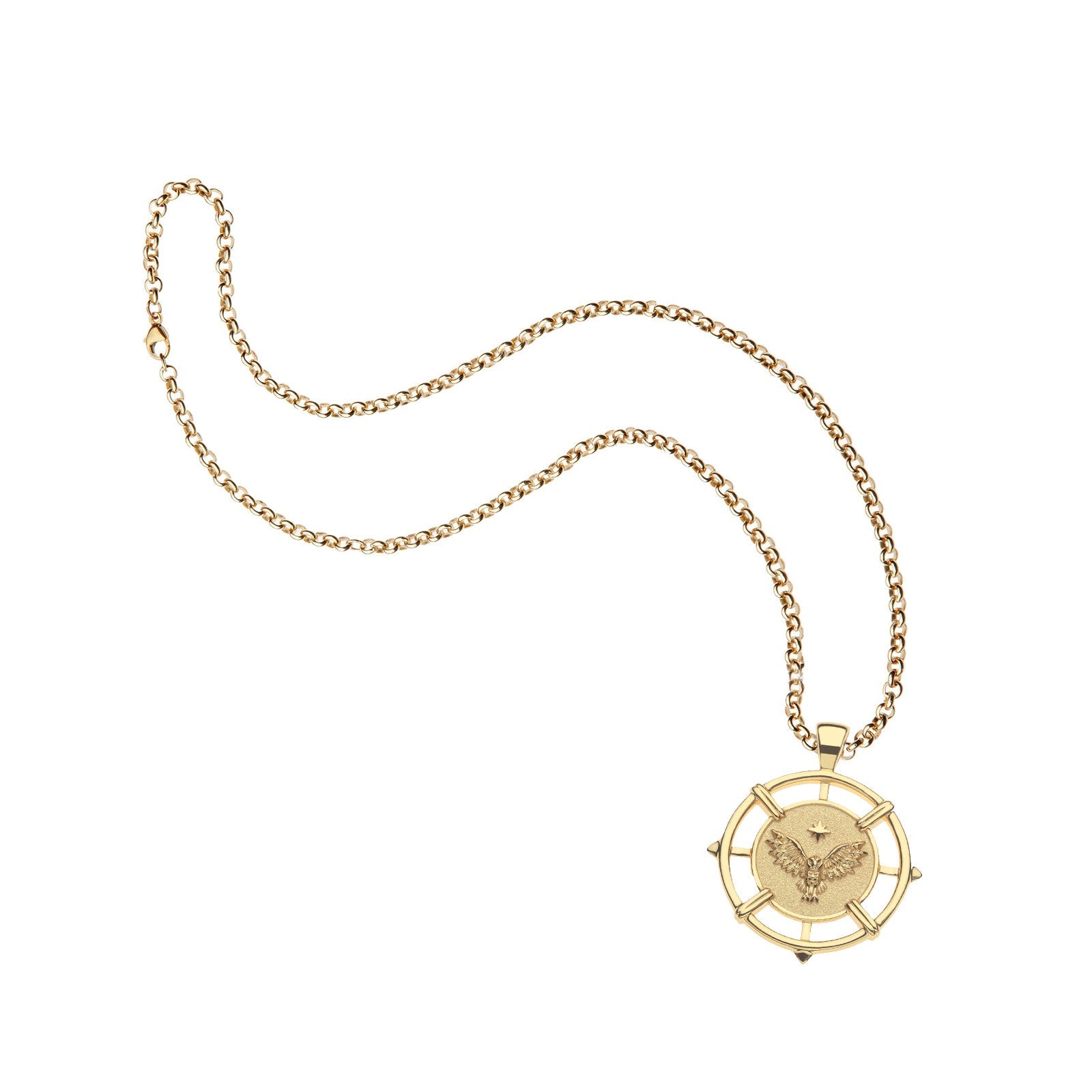 GRACE Owl JW Original Pendant Coin