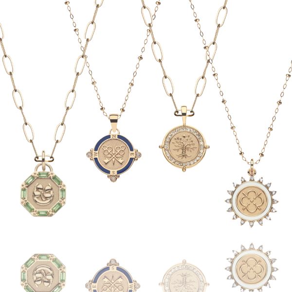 FAITH Petite Embellished Coin