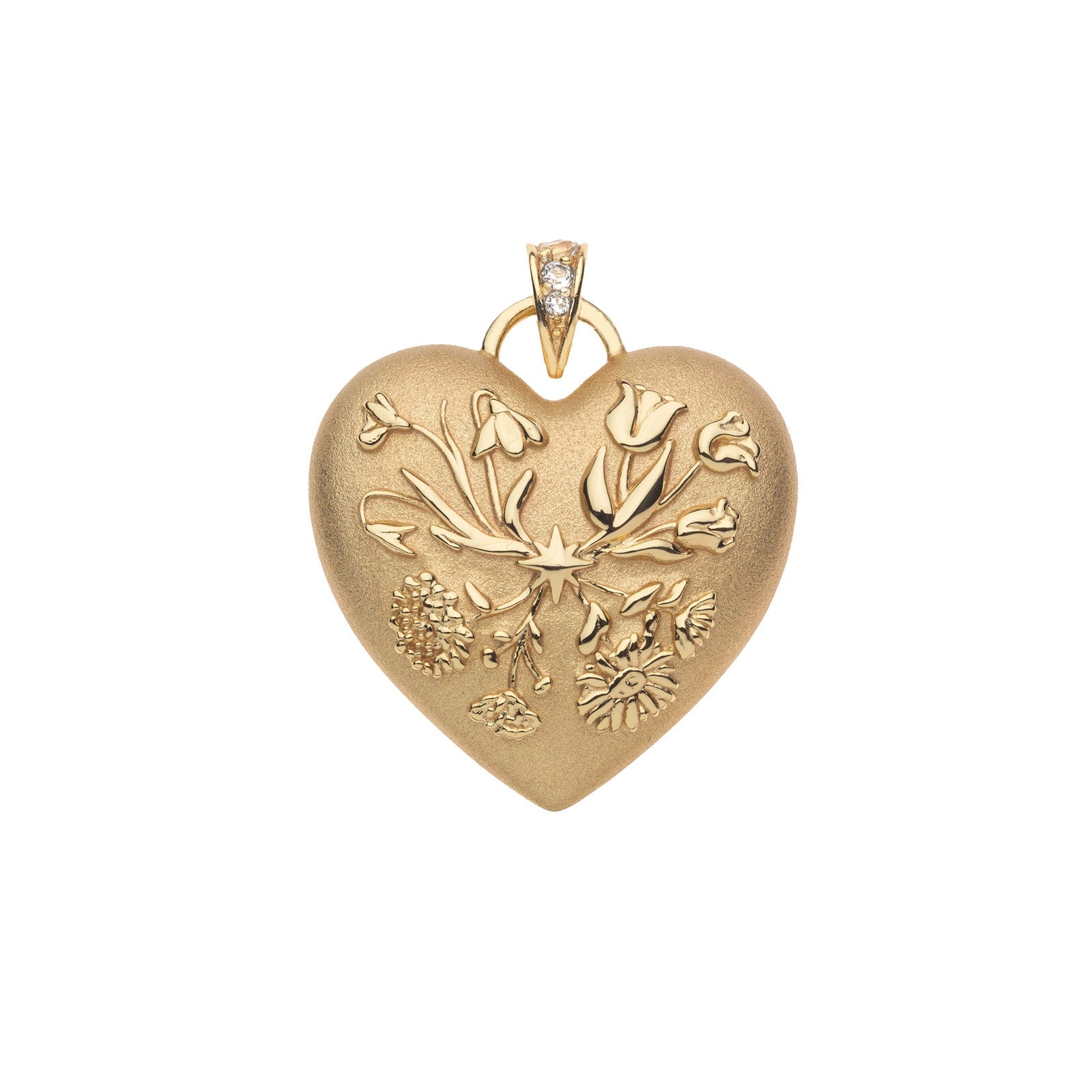 HOPE Through All the Seasons Heart Pendant