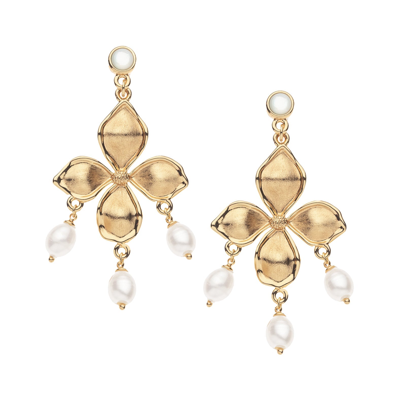 JOY Periwinkle Pearl Earrings