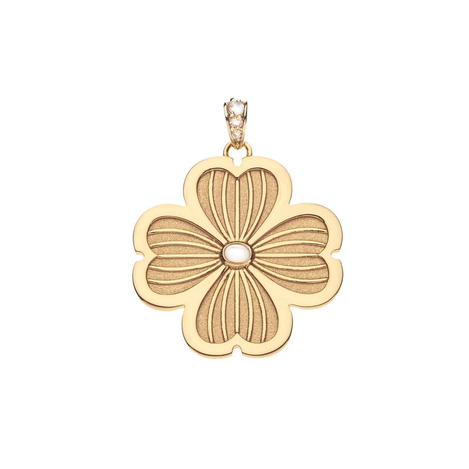 JOY Garden Party Engravable Dogwood Pendant