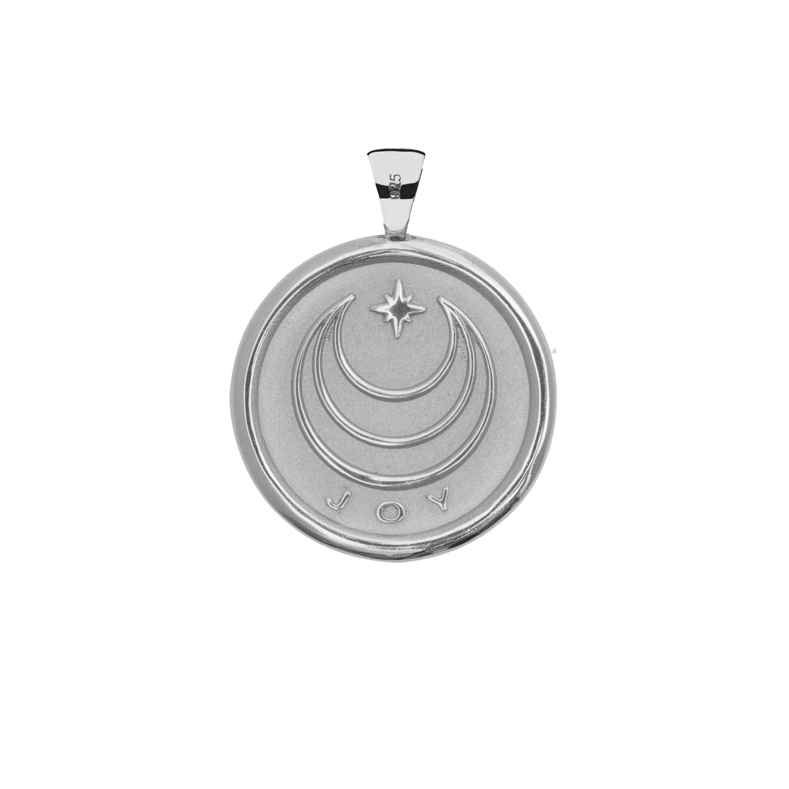 JOY JW Original Pendant Coin in Silver