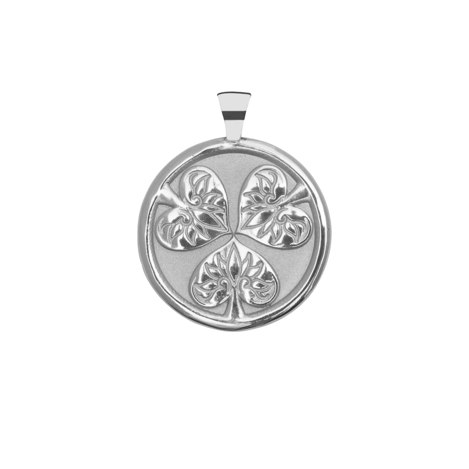 JOY JW Original Pendant Coin in Silver