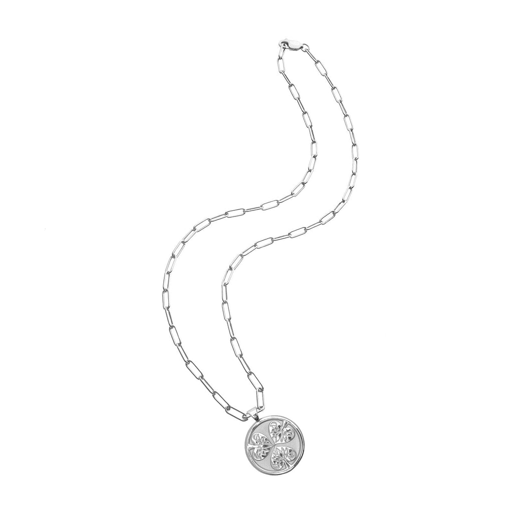 JOY JW Small Pendant Coin in Silver