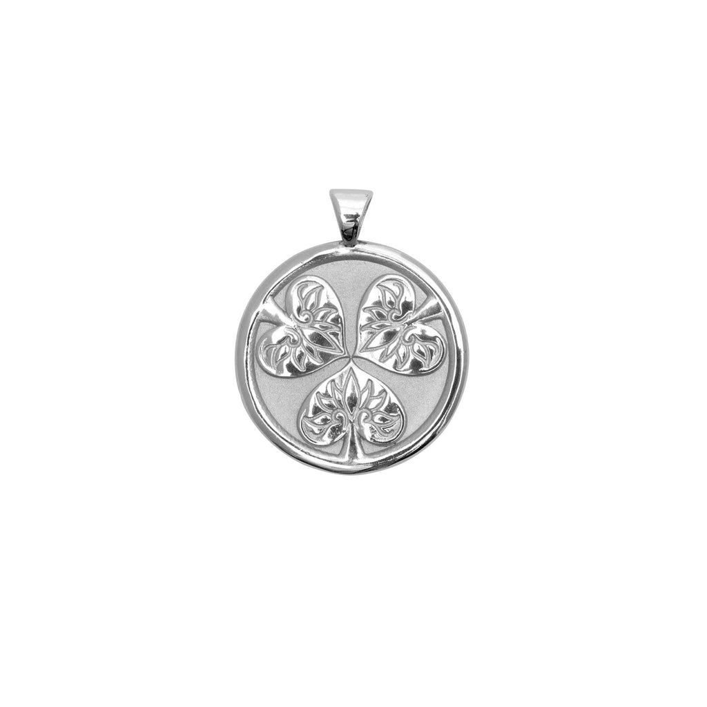 JOY JW Small Pendant Coin in Silver