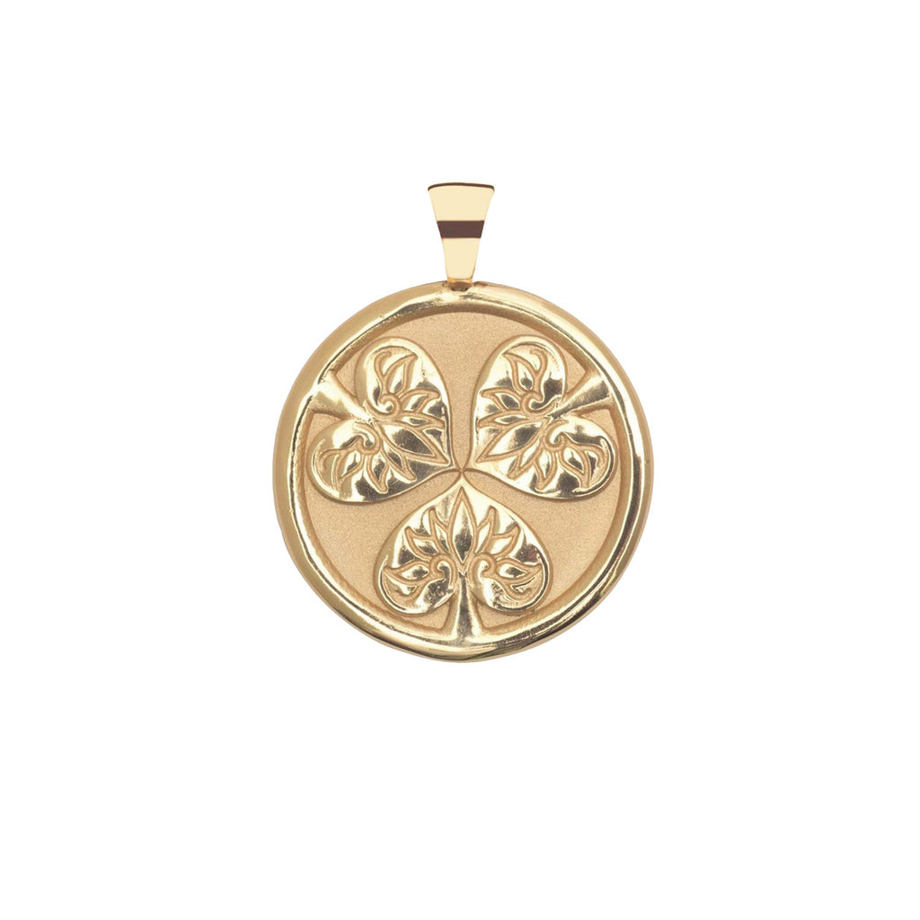 JOY JW Original Pendant Coin in Solid Gold