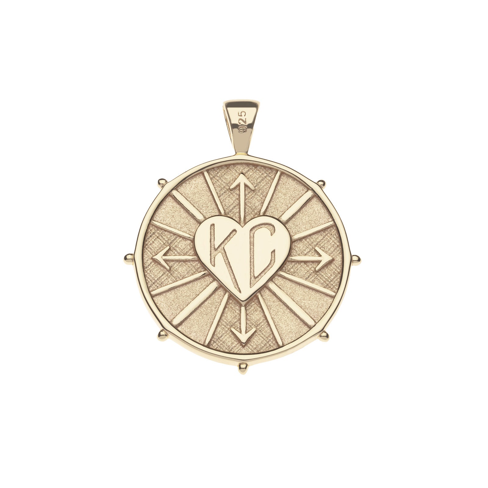 KANSAS CITY JW Original Pendant Coin in Solid Gold