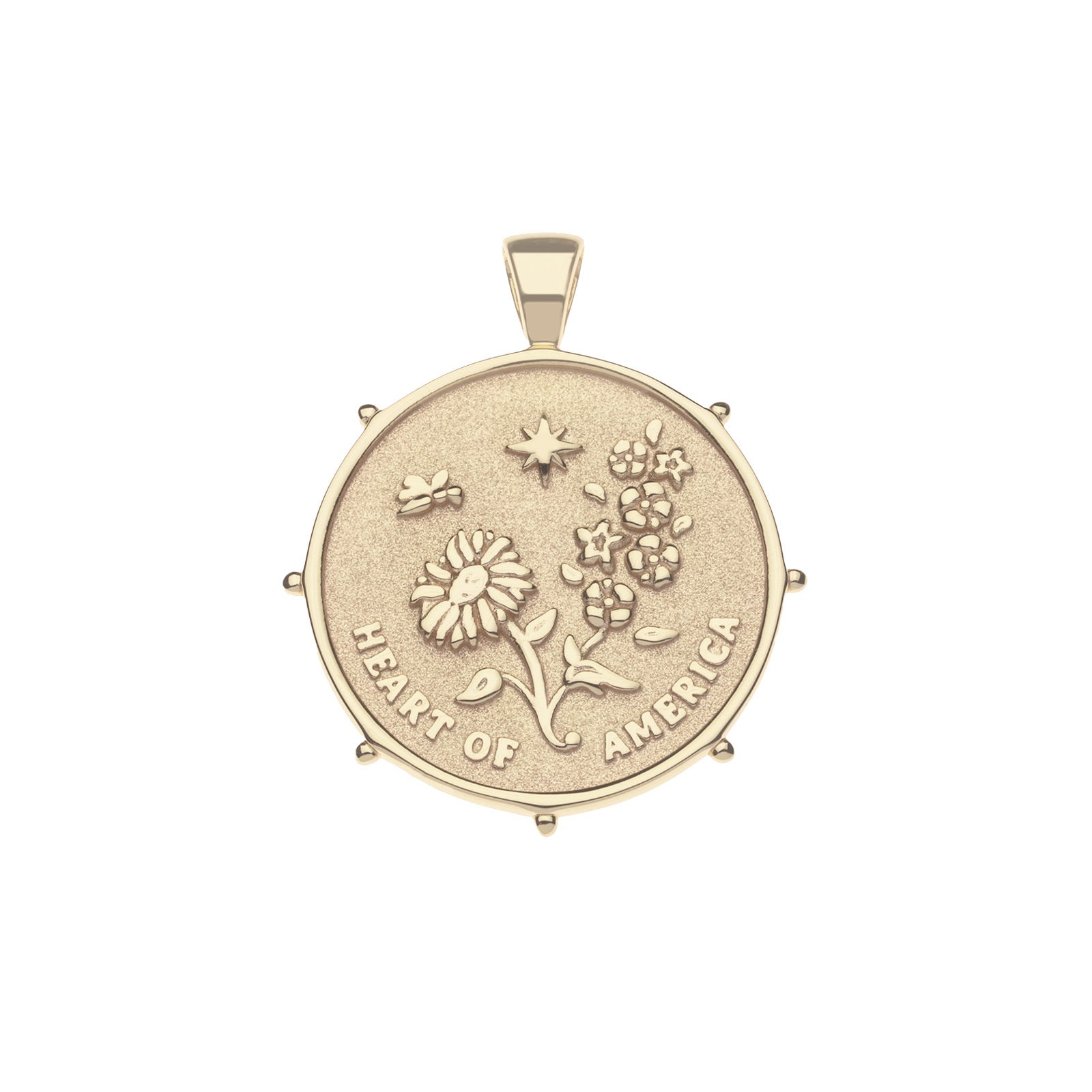 KANSAS CITY JW Original Pendant Coin in Solid Gold