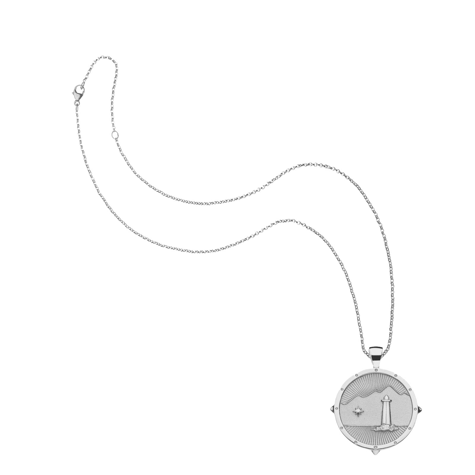 LAKE SUNAPEE JW Original Pendant Coin in Silver