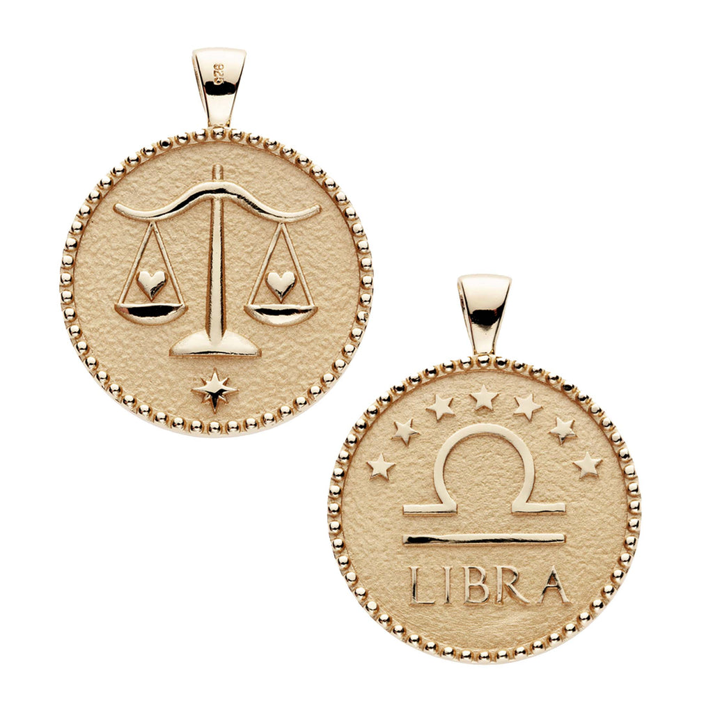 LIBRA JW Zodiac Pendant Coin - Sep 23 - Oct 22