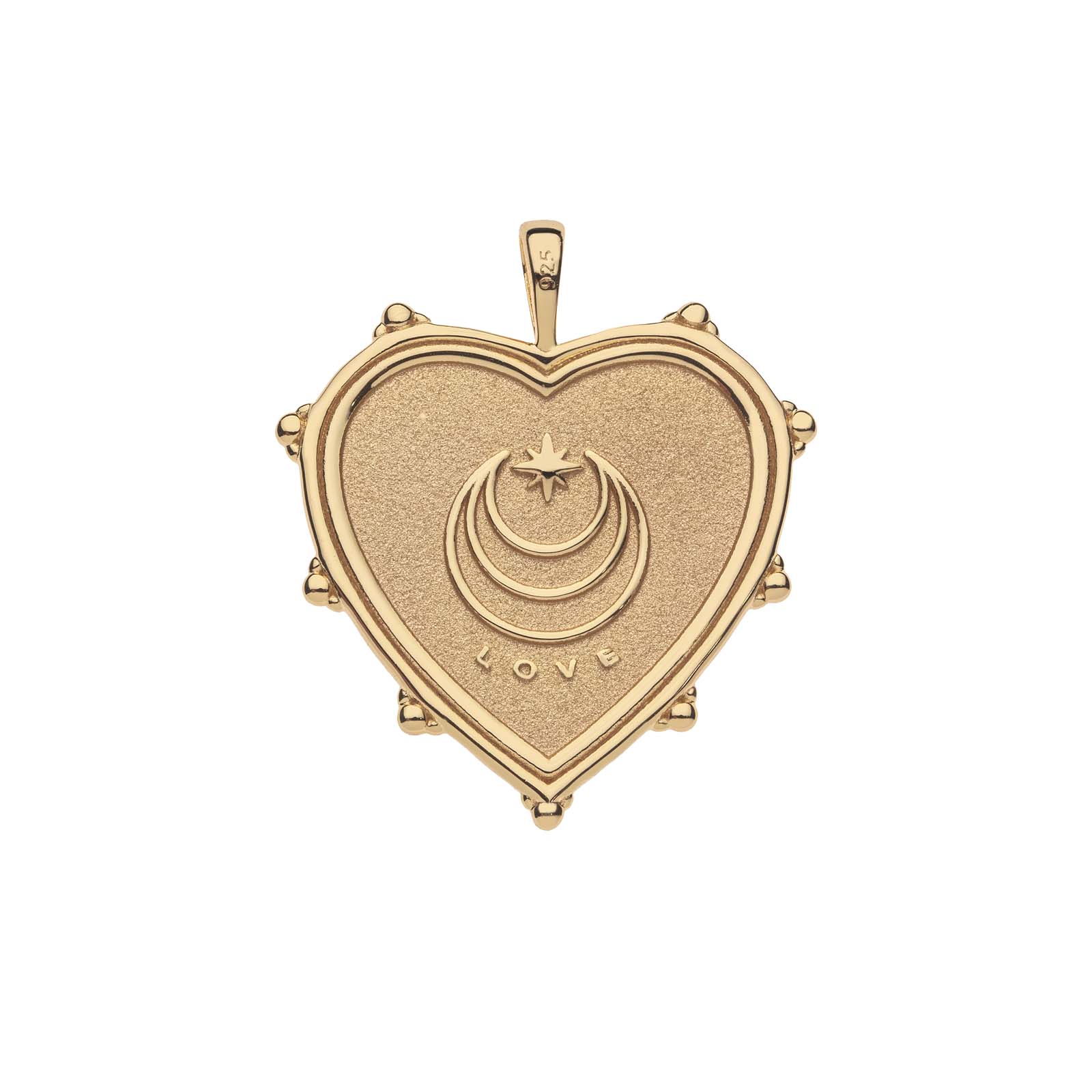 LOVE JW Quatrefoil Heart Pendant