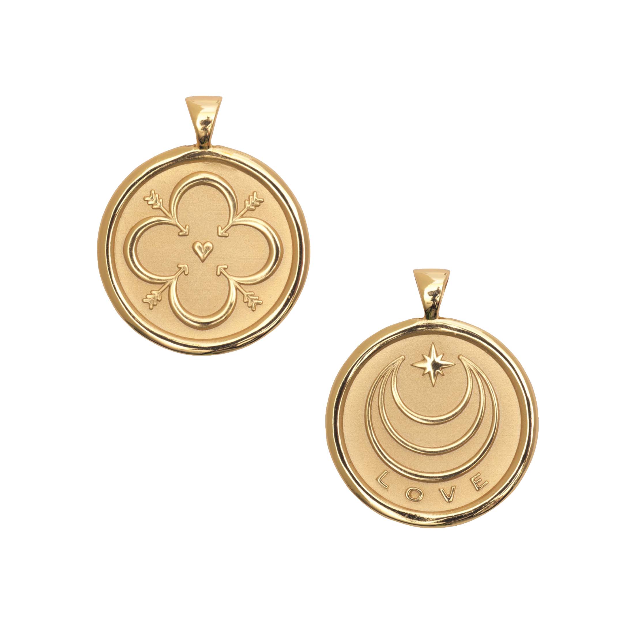 LOVE JW Small Pendant Coin