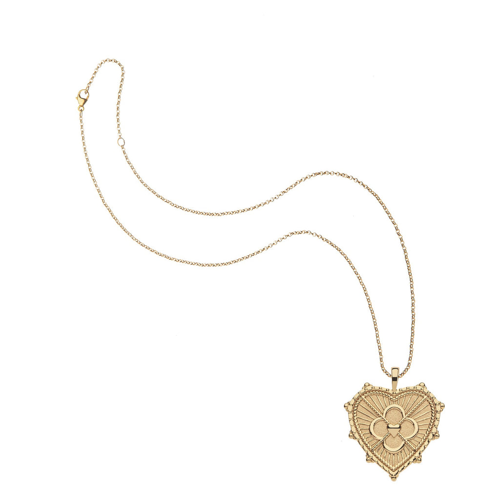 LOVE JW Quatrefoil Heart Pendant