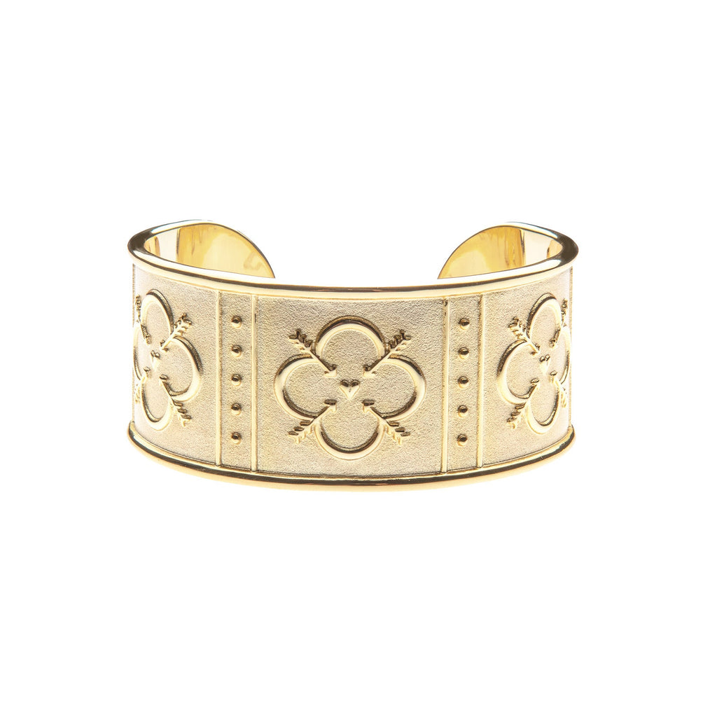 LOVE Quatrefoil Cuff