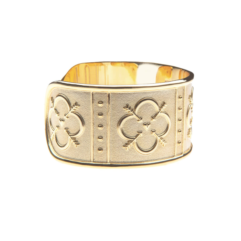 LOVE Quatrefoil Cuff