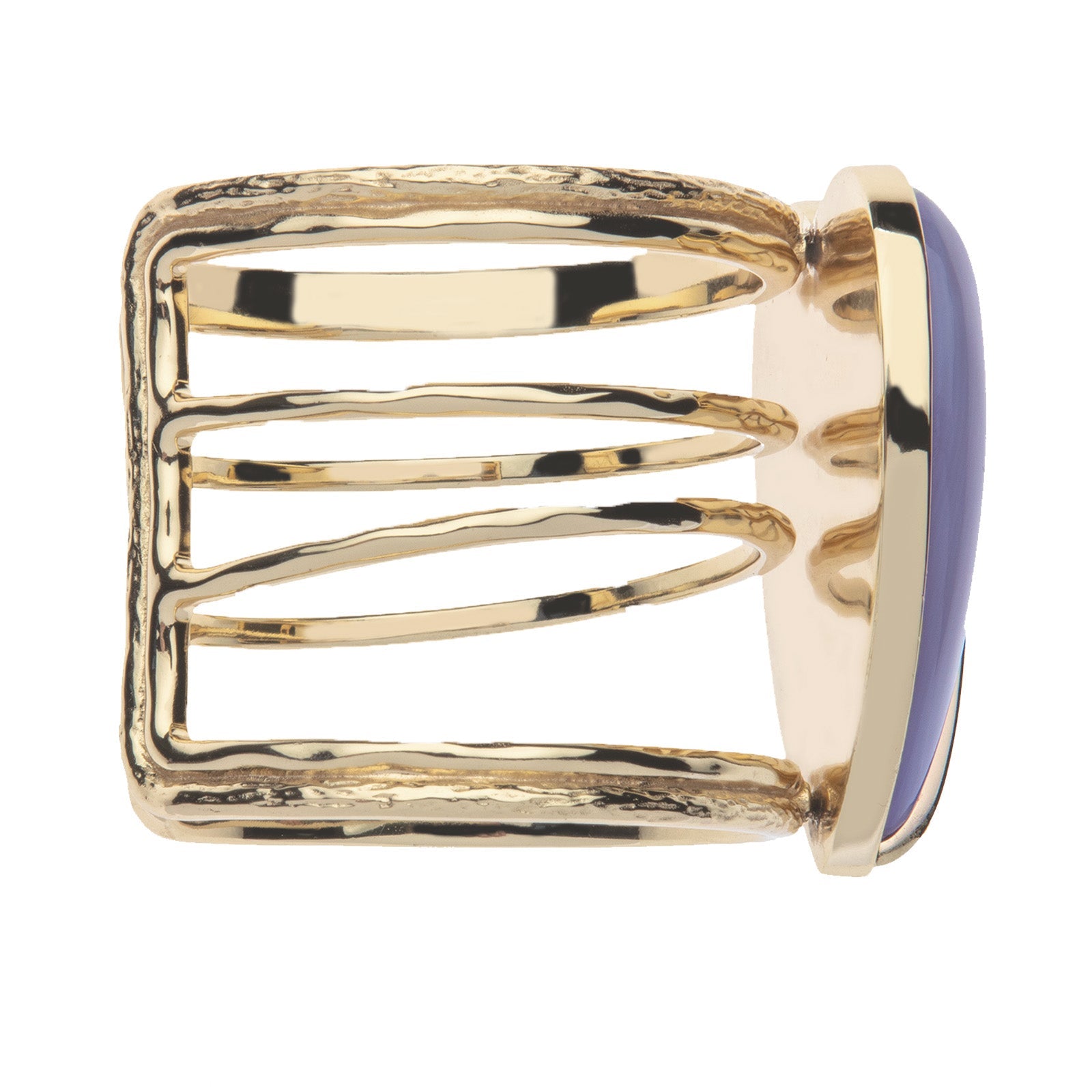 LOVE Split Carry Your Heart Cuff in Lapis and Malachite