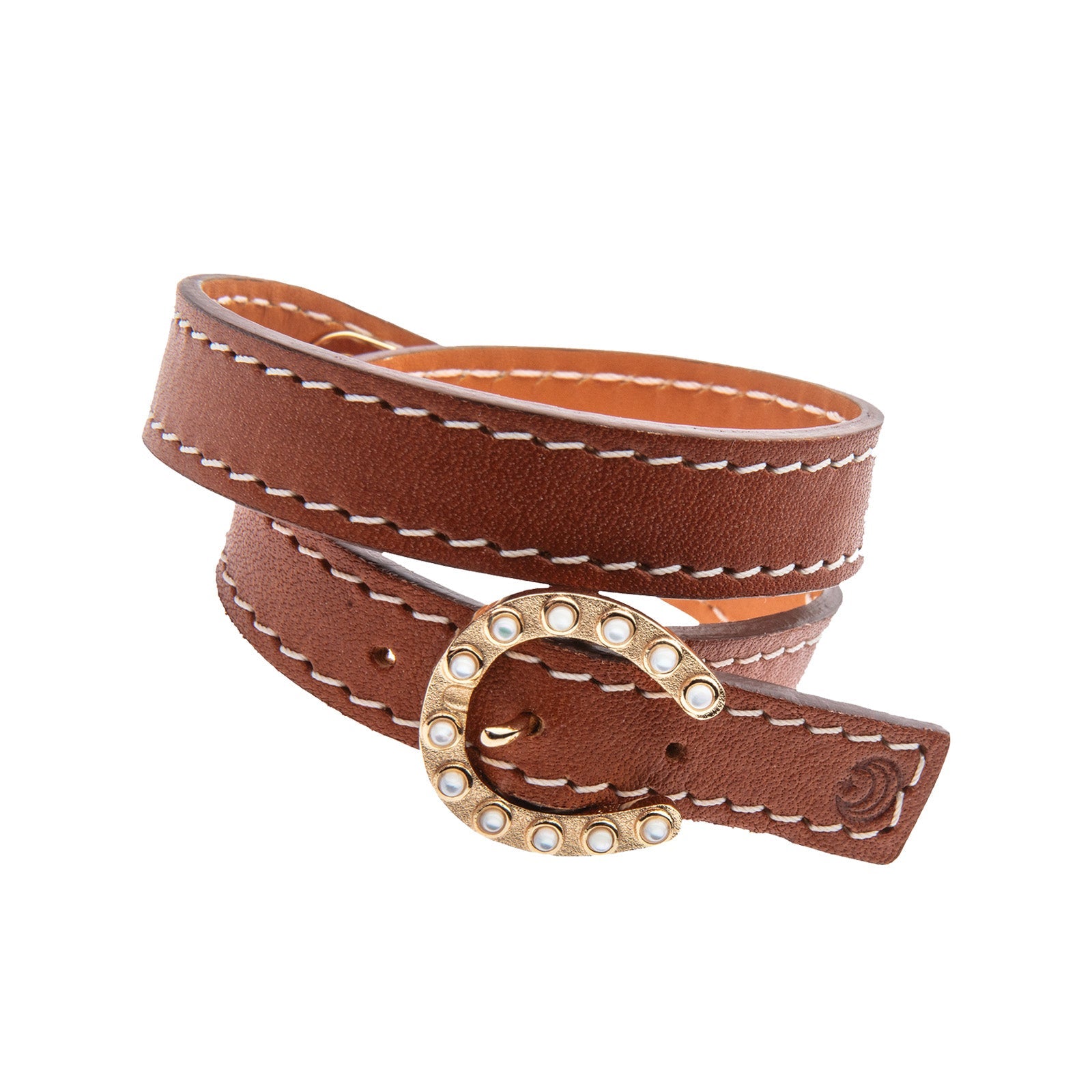 LUCKY Engravable Leather Cuff