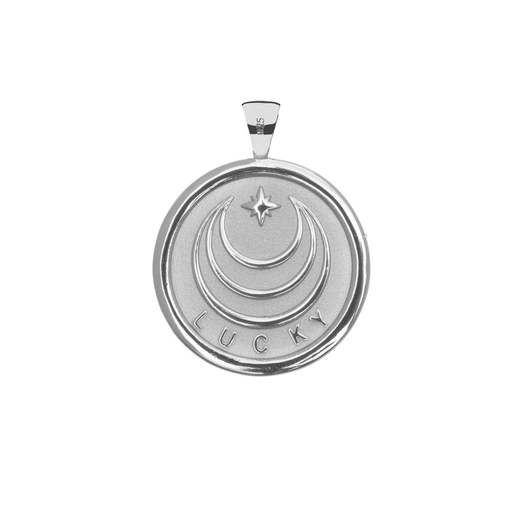 LUCKY JW Original Pendant Coin in Silver
