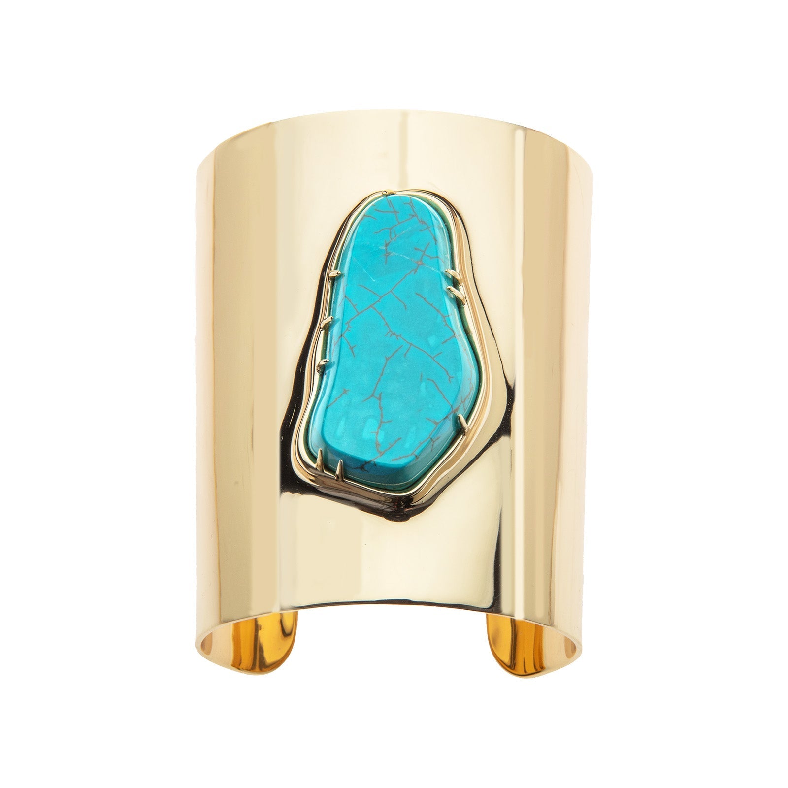LUCKY Turquoise Nugget Cuff